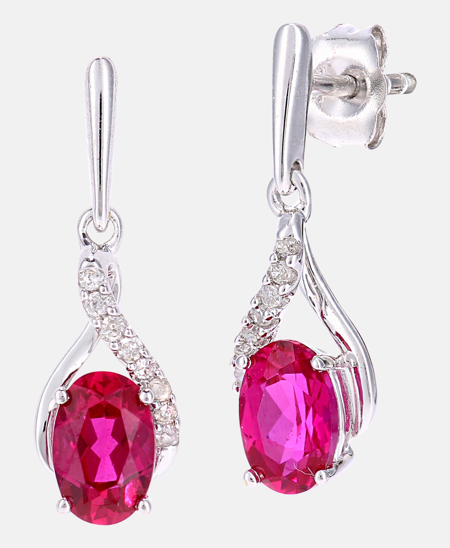 DIAMANT LETERNEL Earrings Silver