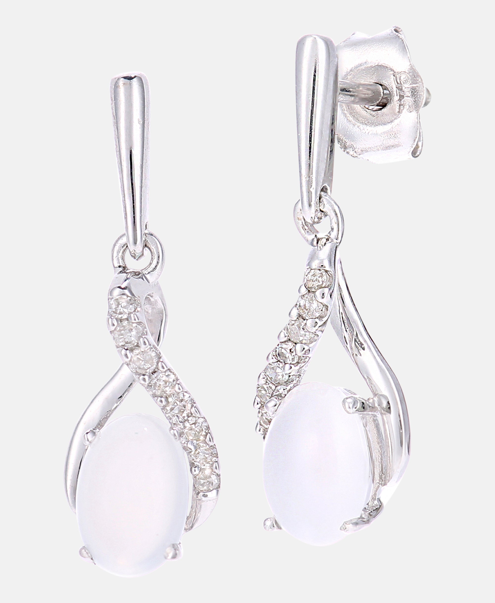 DIAMANT LETERNEL Earrings Silver