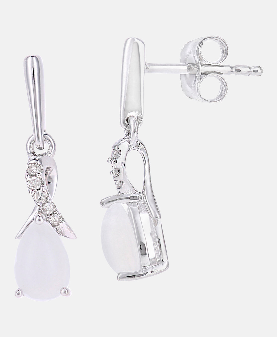 DIAMANT LETERNEL Earrings Silver