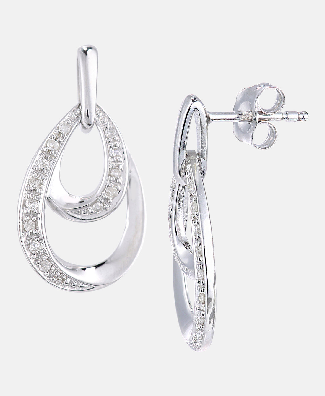 DIAMANT LETERNEL Earrings Silver