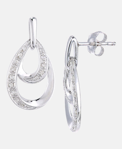 DIAMANT LETERNEL Earrings Silver