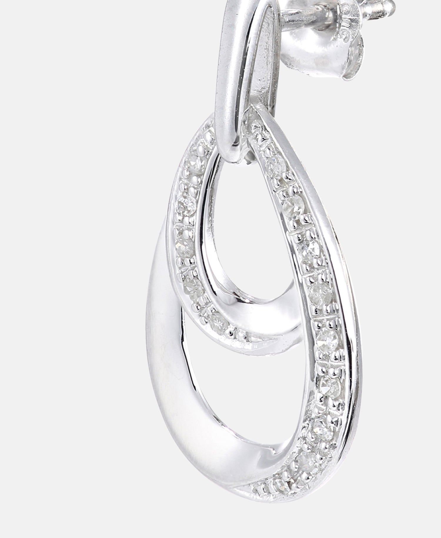 DIAMANT LETERNEL Earrings Silver