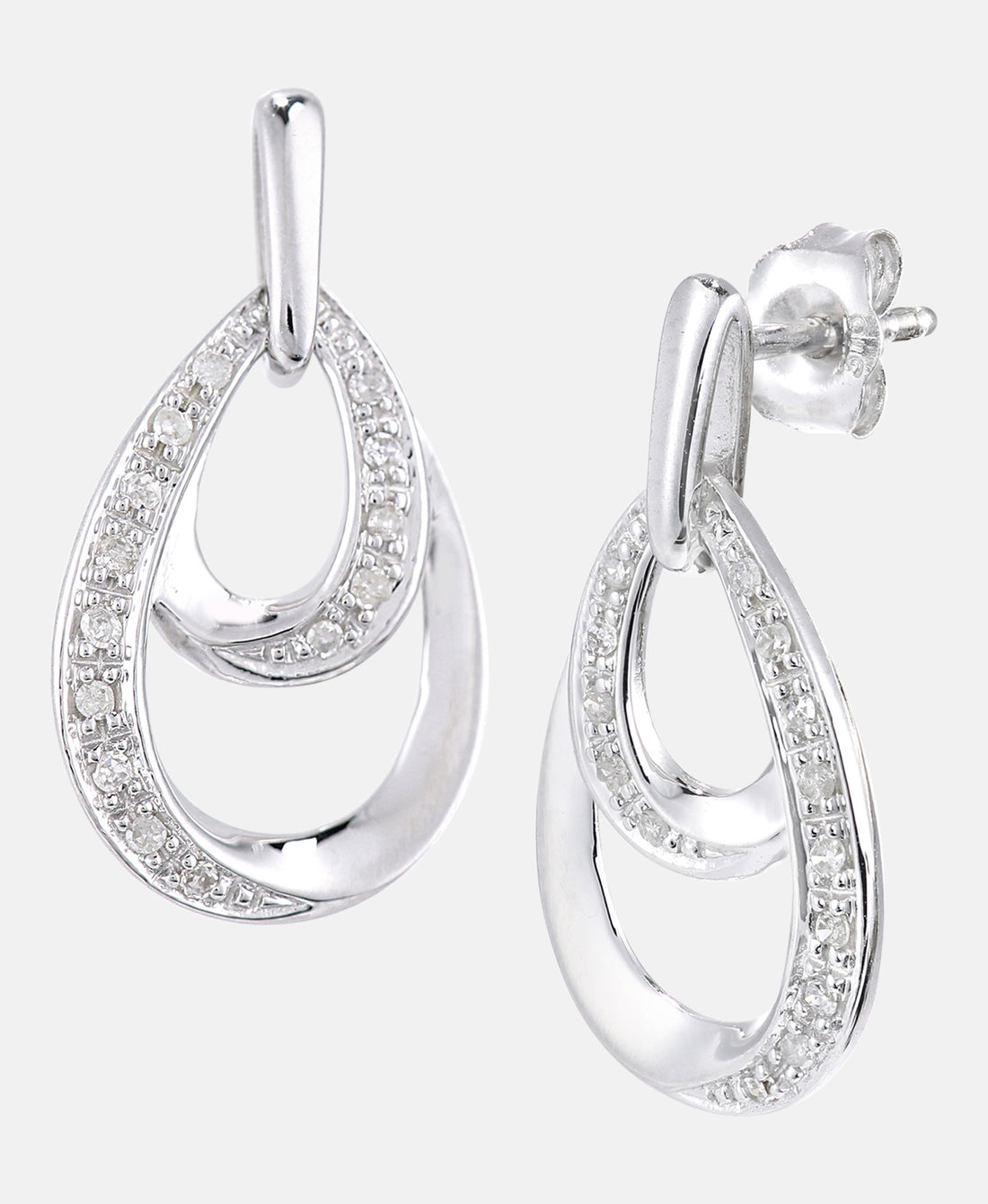 DIAMANT LETERNEL Earrings Silver