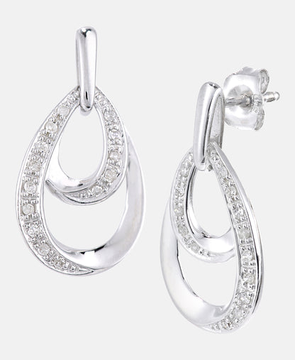 DIAMANT LETERNEL Earrings Silver