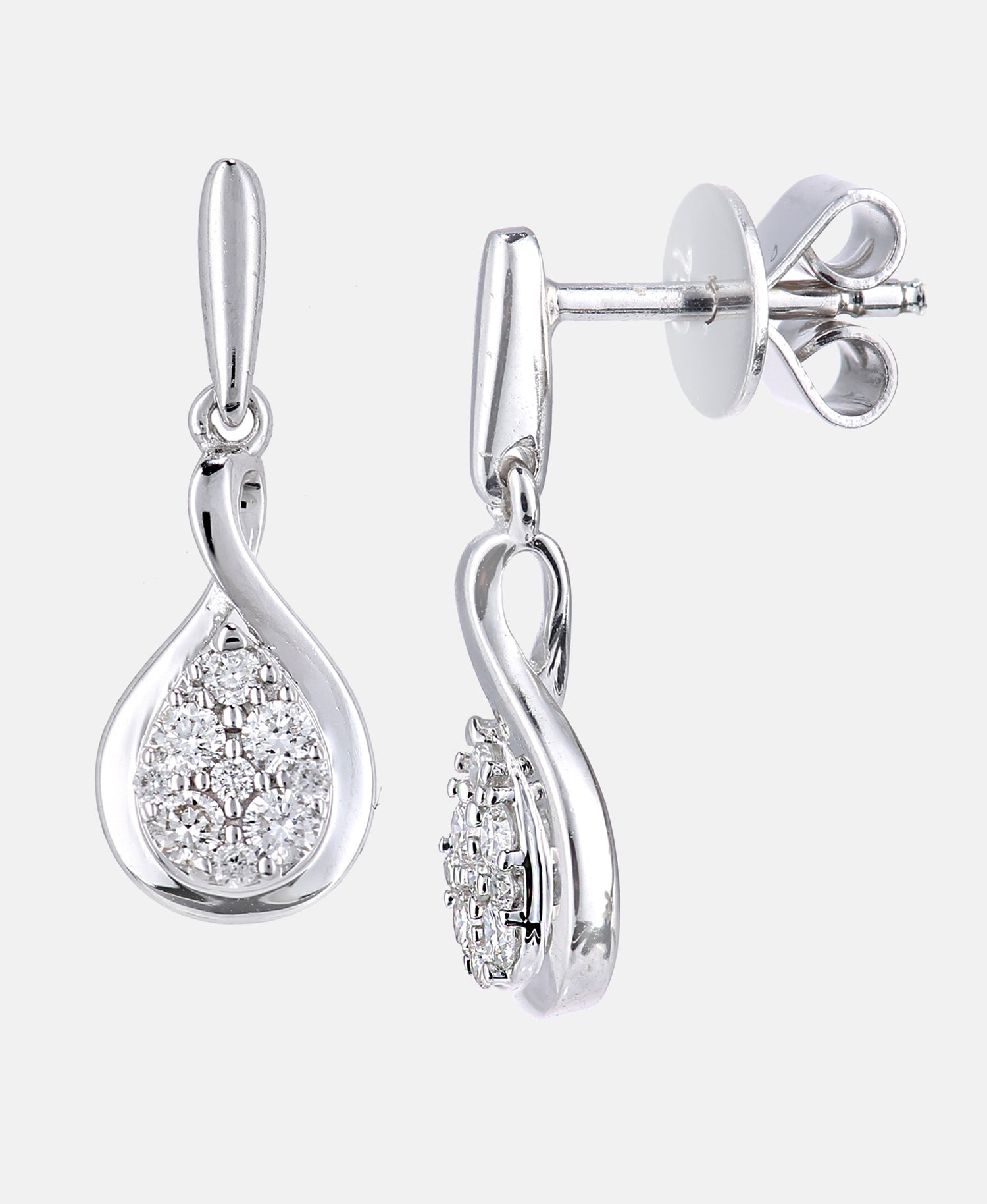 DIAMANT LETERNEL Earrings Silver