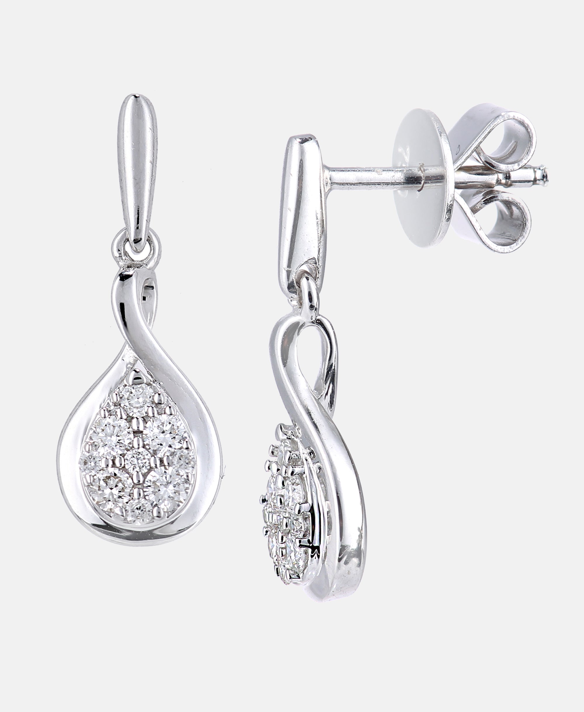 DIAMANT LETERNEL Earrings Silver