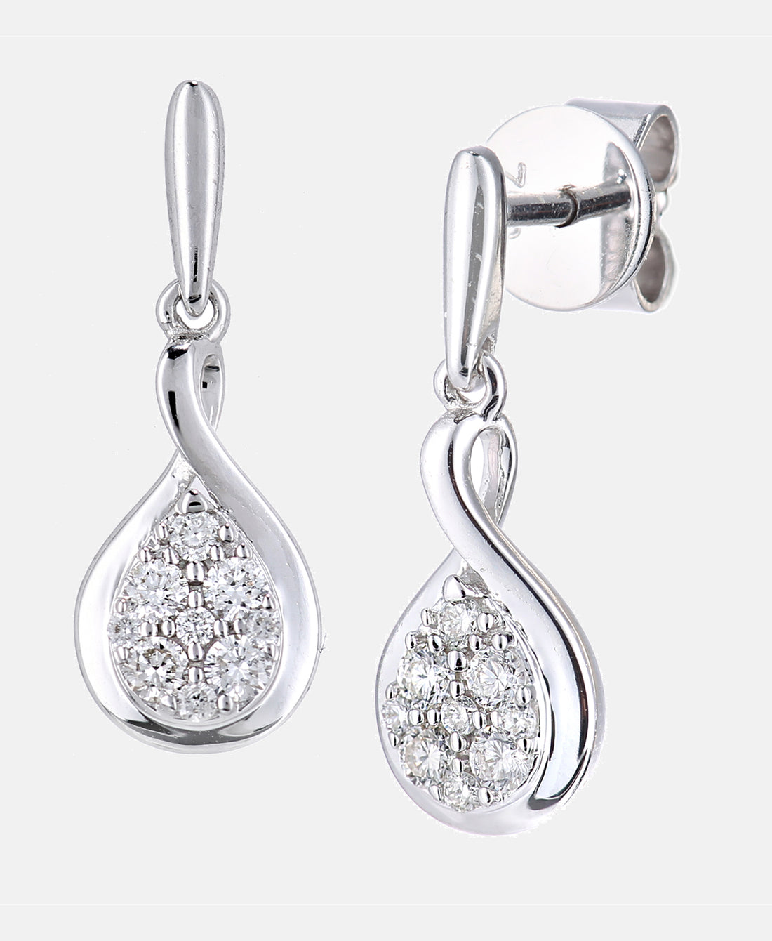 DIAMANT LETERNEL Earrings Silver
