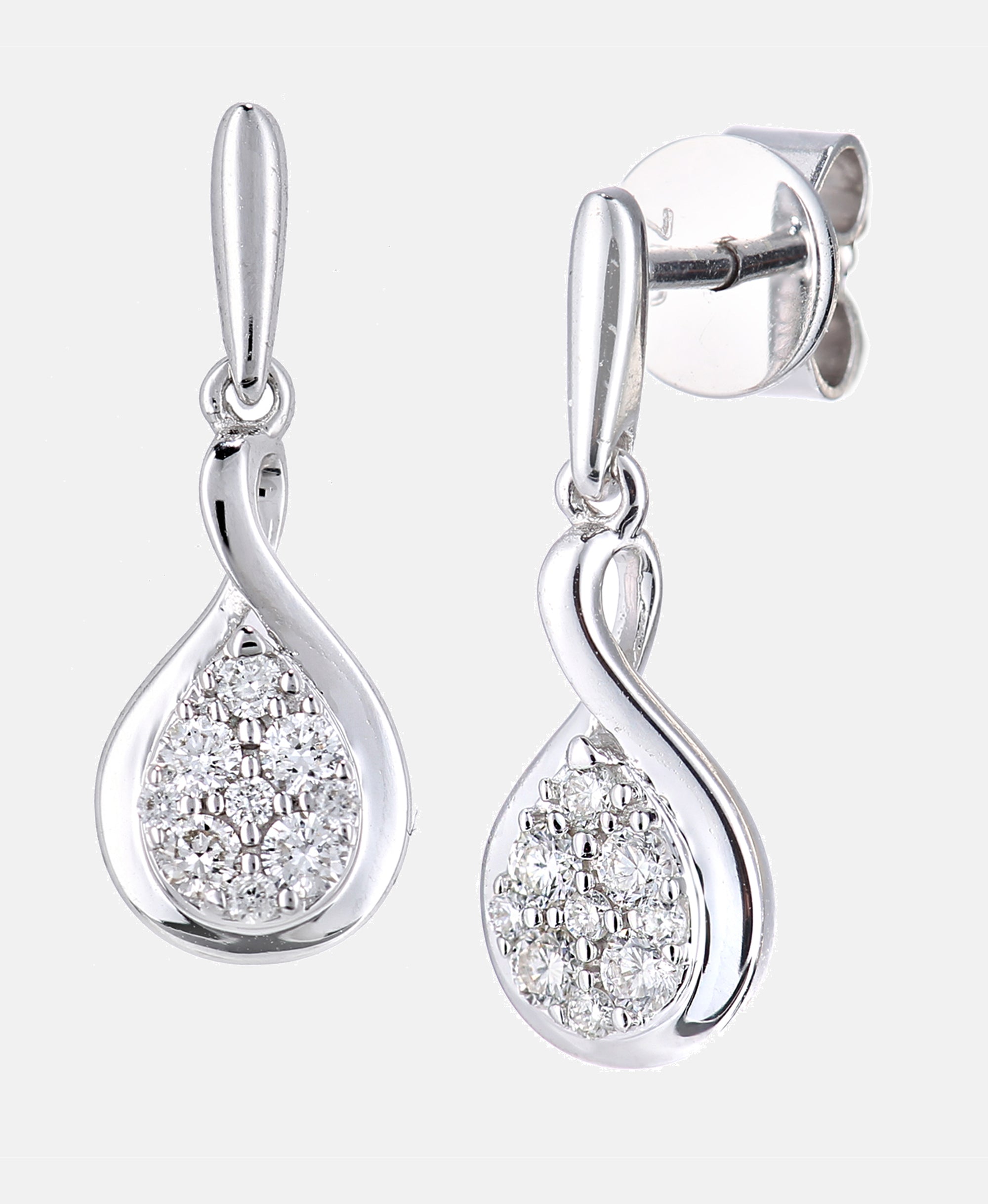 DIAMANT LETERNEL Earrings Silver