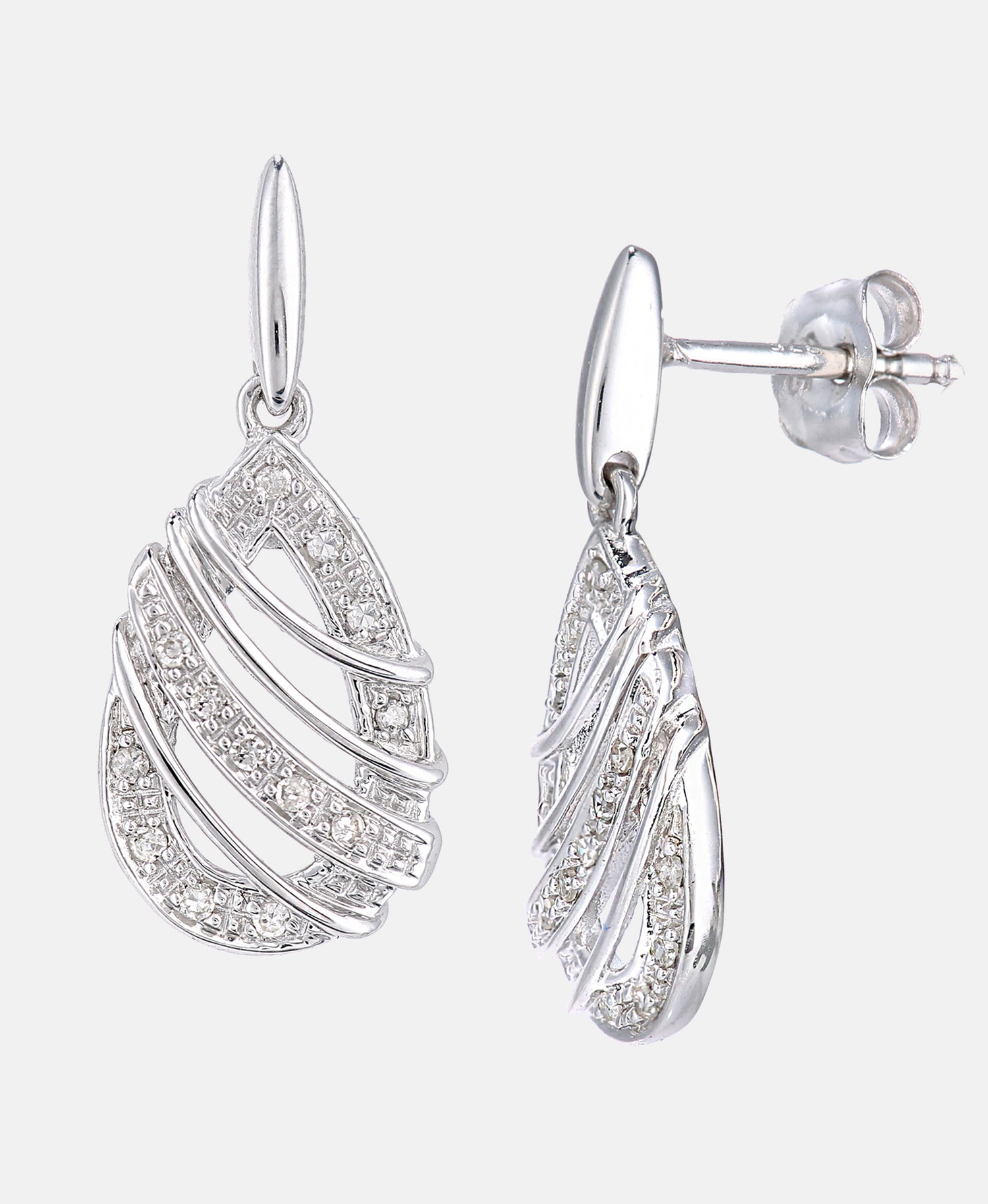 DIAMANT LETERNEL Earrings Silver