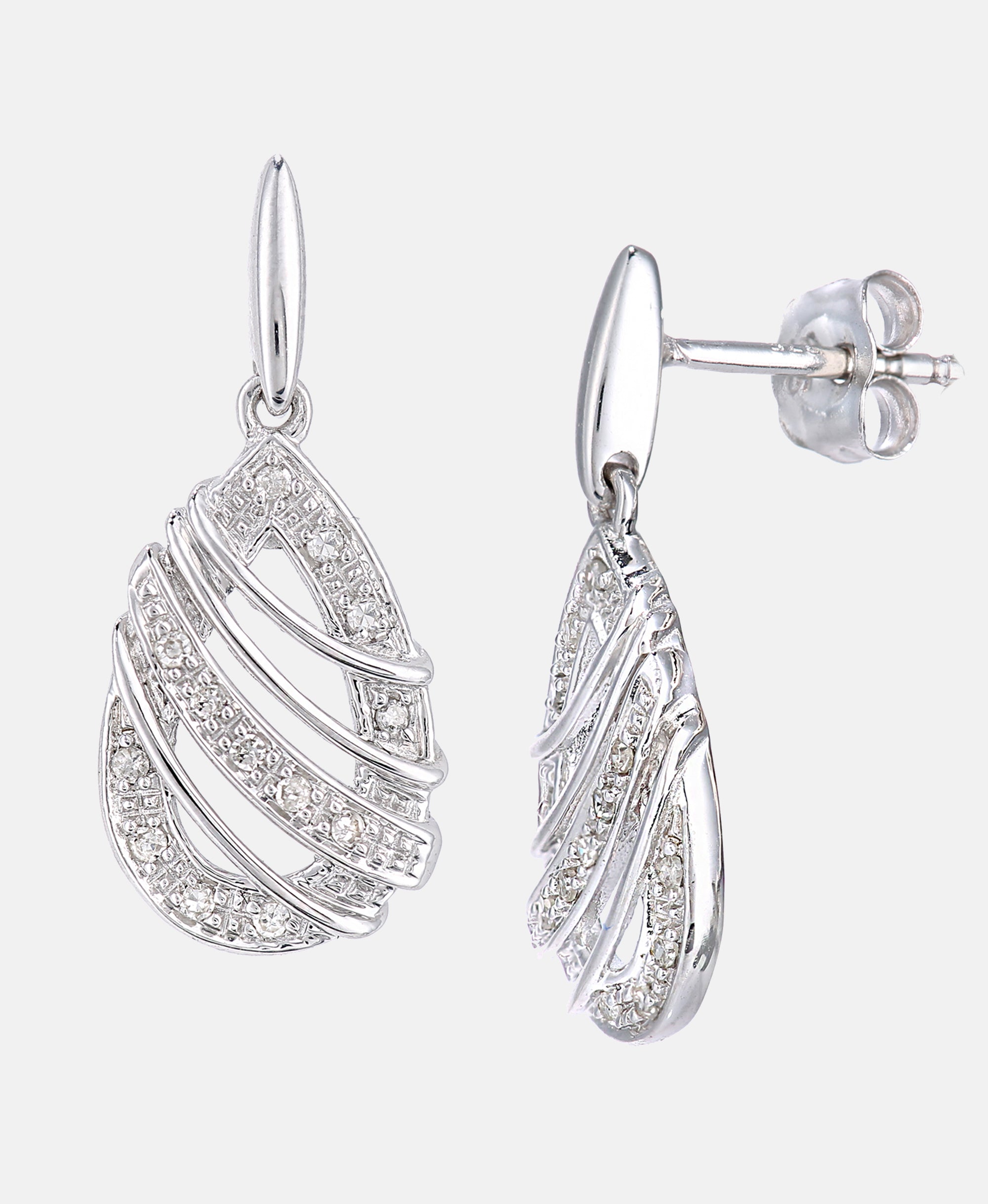 DIAMANT LETERNEL Earrings Silver