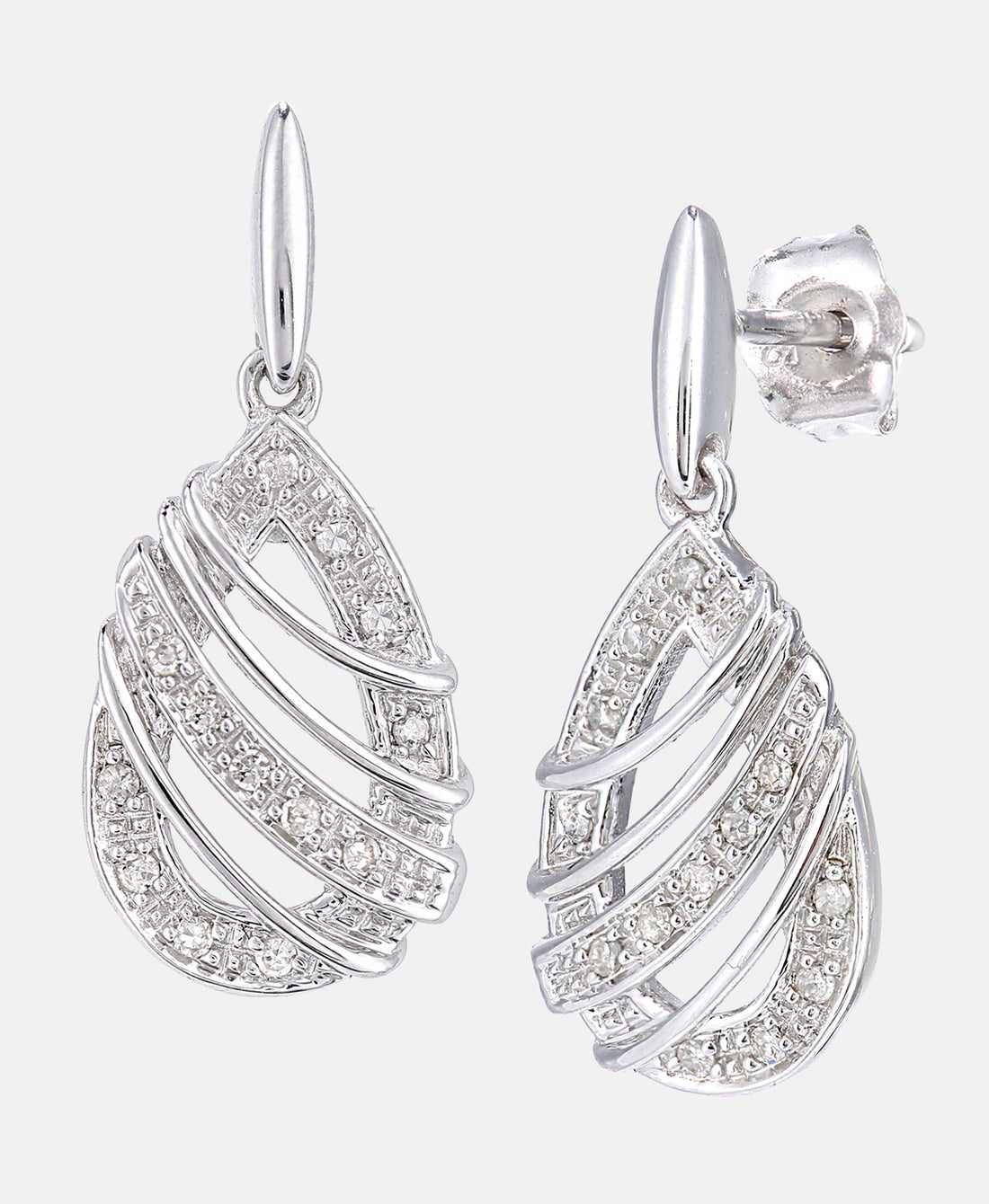 DIAMANT LETERNEL Earrings Silver