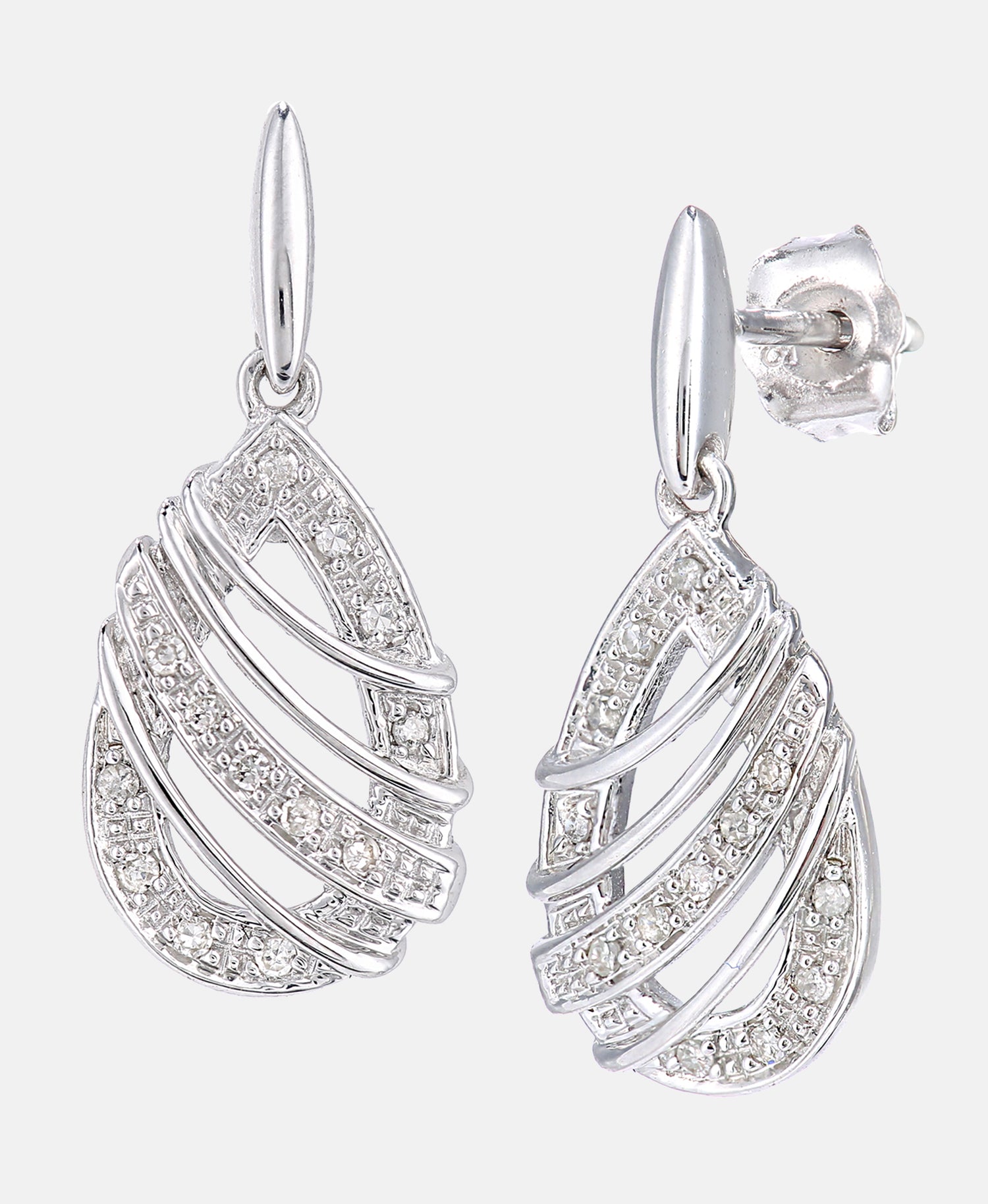 DIAMANT LETERNEL Earrings Silver