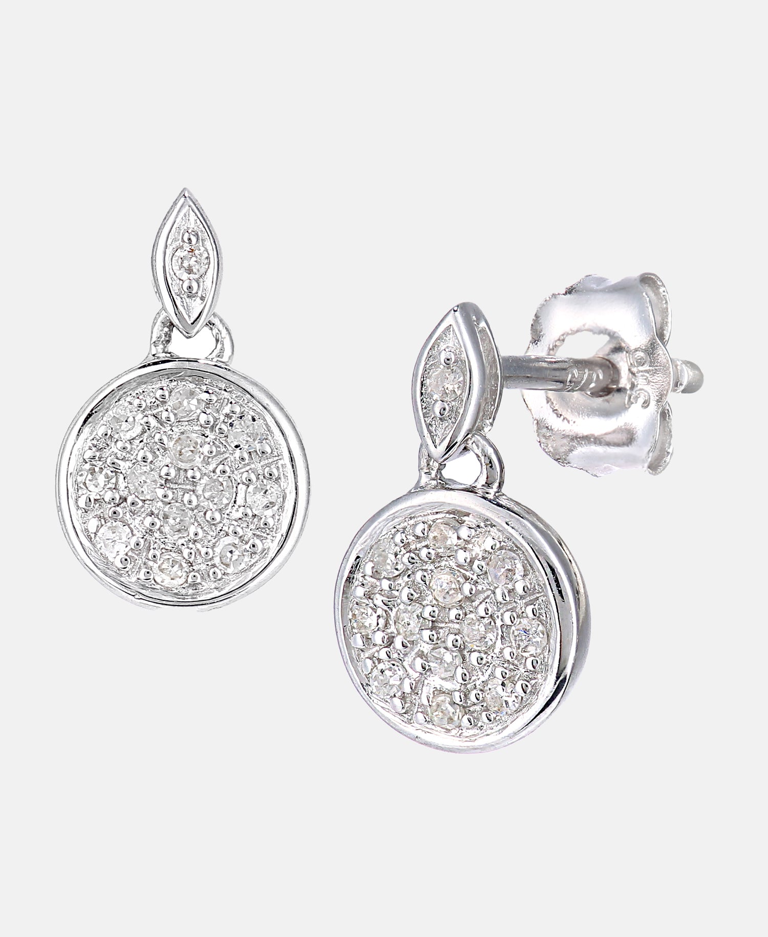 DIAMANT LETERNEL Earrings Silver