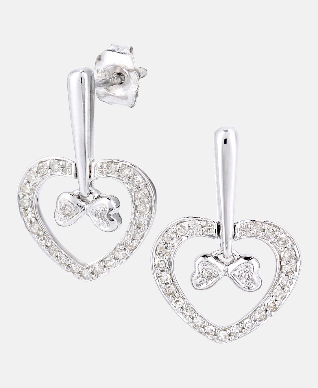 DIAMANT LETERNEL Earrings Silver