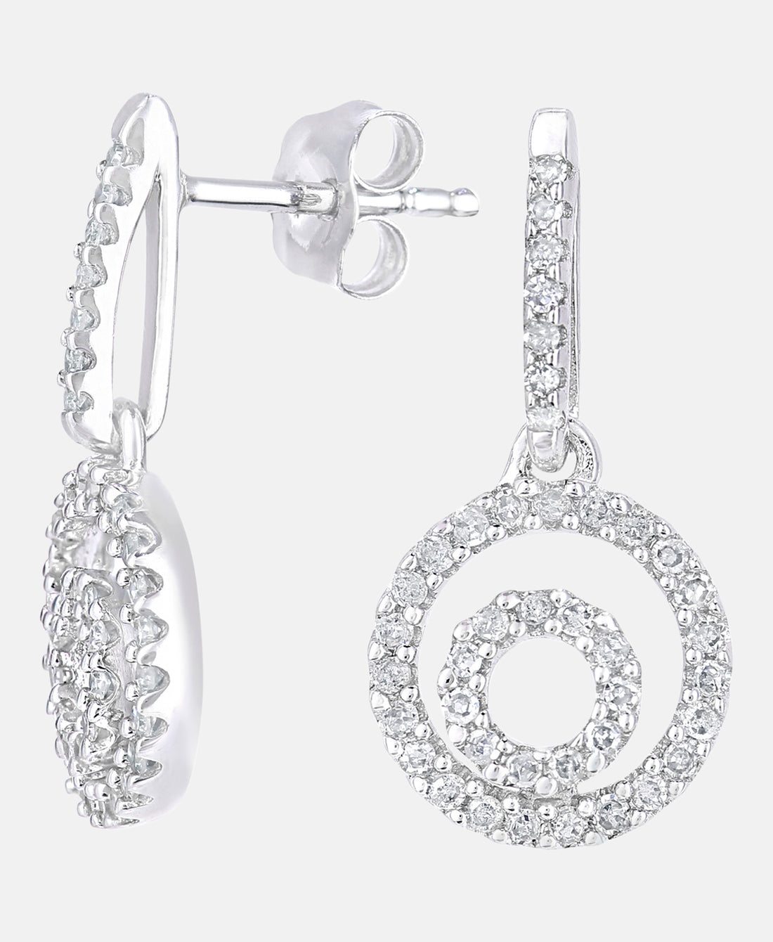 DIAMANT LETERNEL Earrings Silver