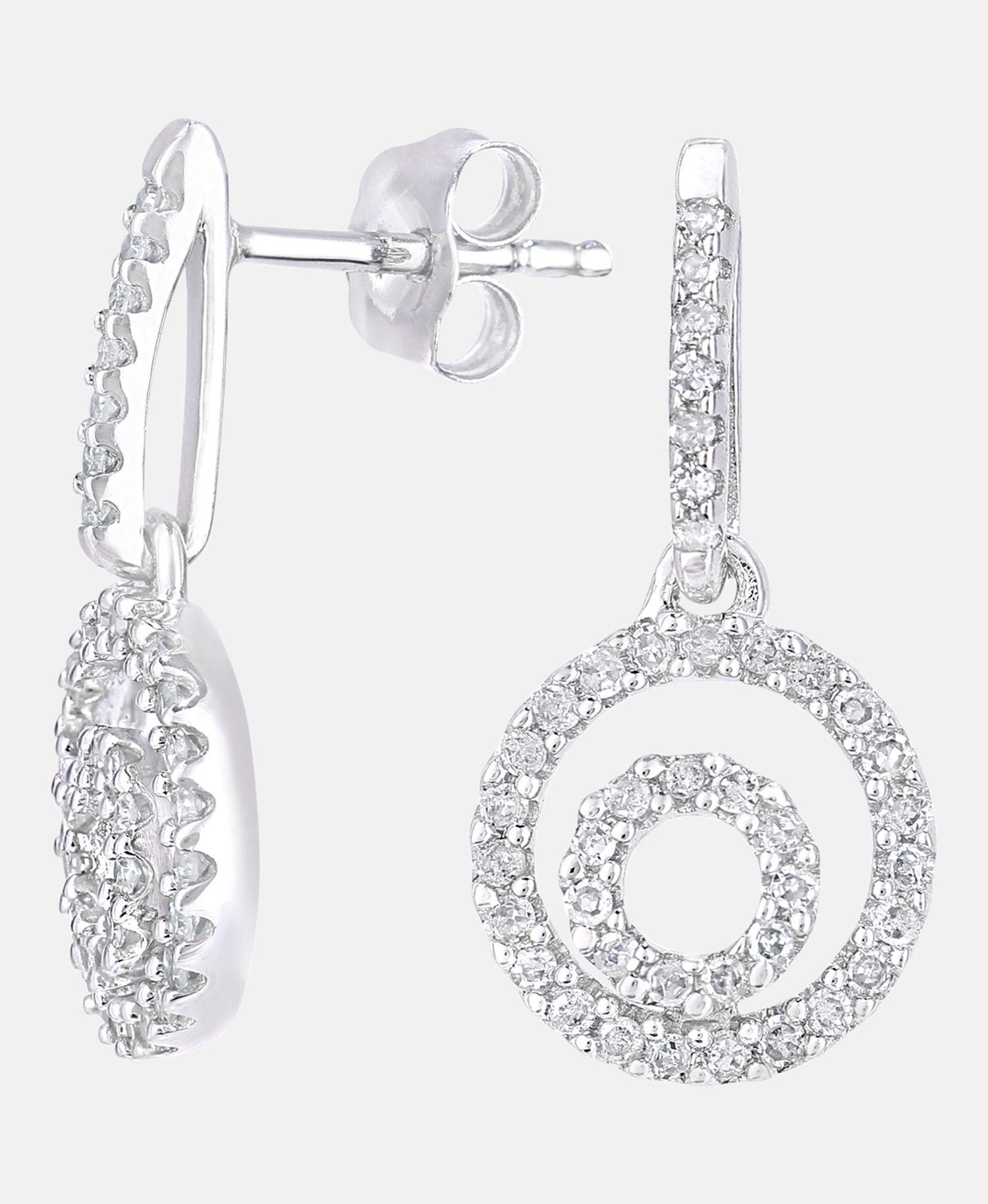 DIAMANT LETERNEL Earrings Silver