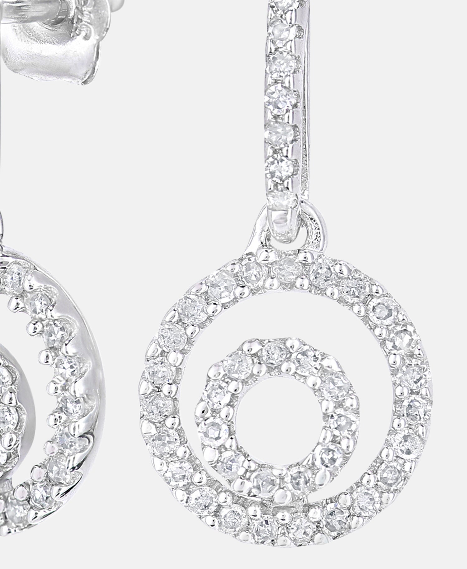 DIAMANT LETERNEL Earrings Silver