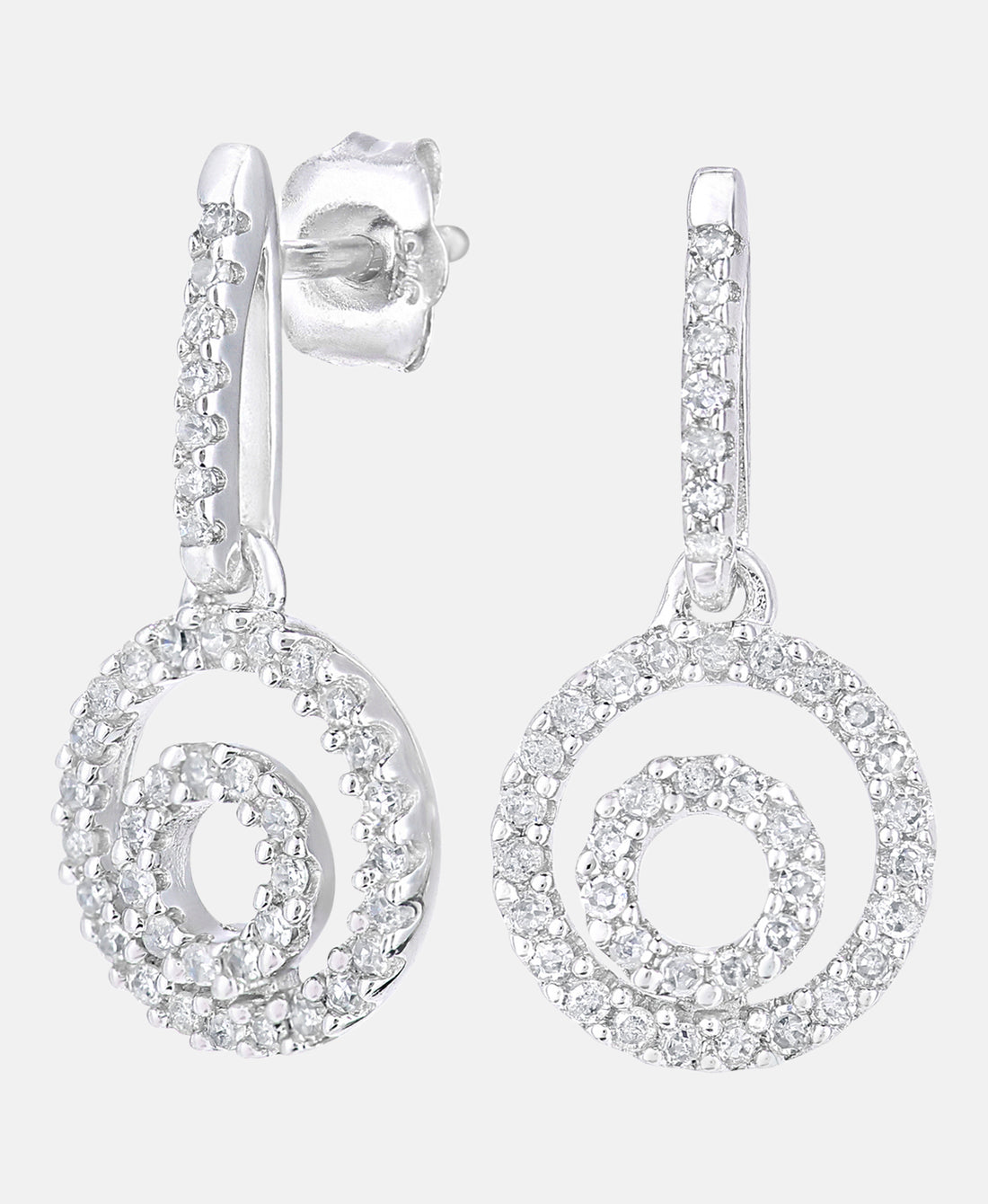 DIAMANT LETERNEL Earrings Silver