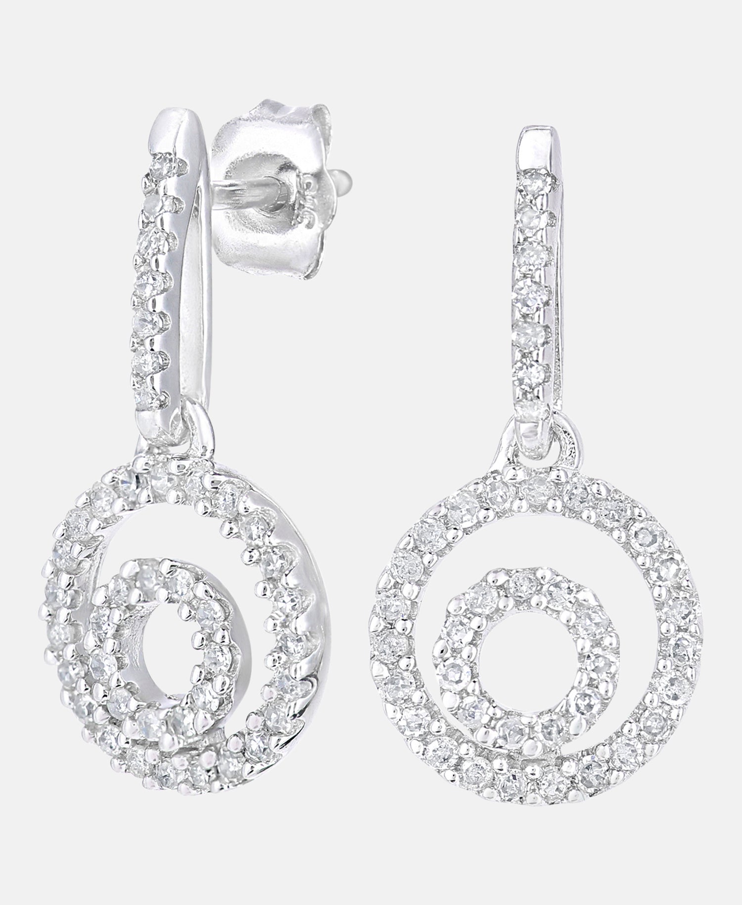 DIAMANT LETERNEL Earrings Silver