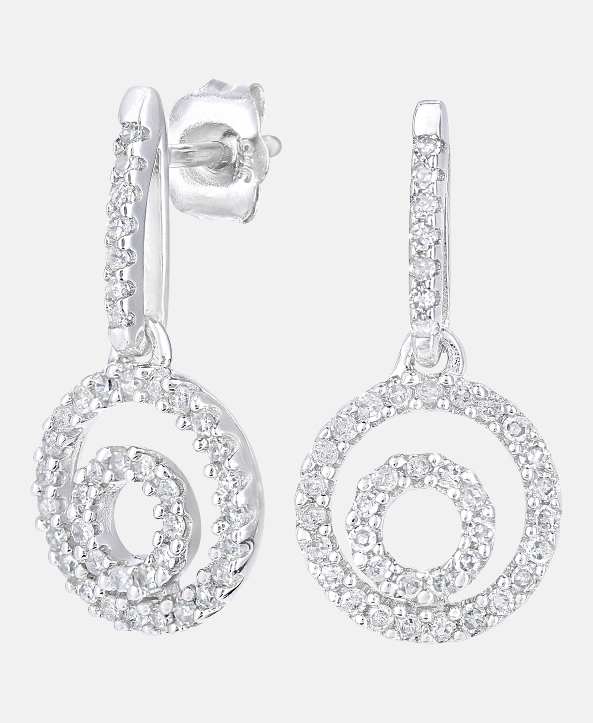 DIAMANT LETERNEL Earrings Silver