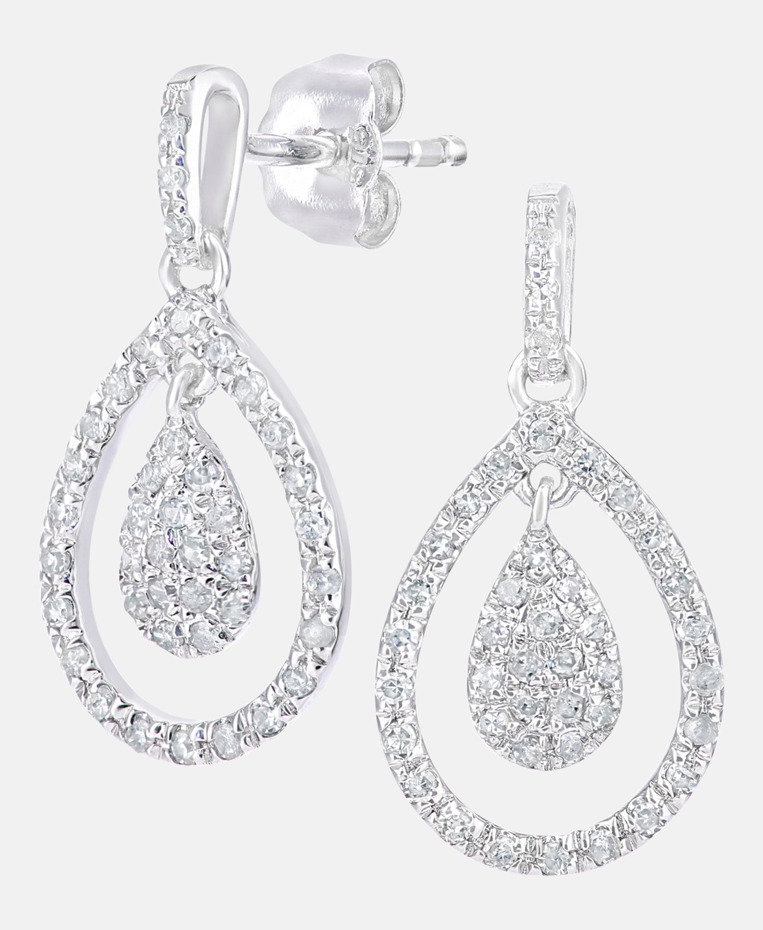 DIAMANT LETERNEL Earrings Silver