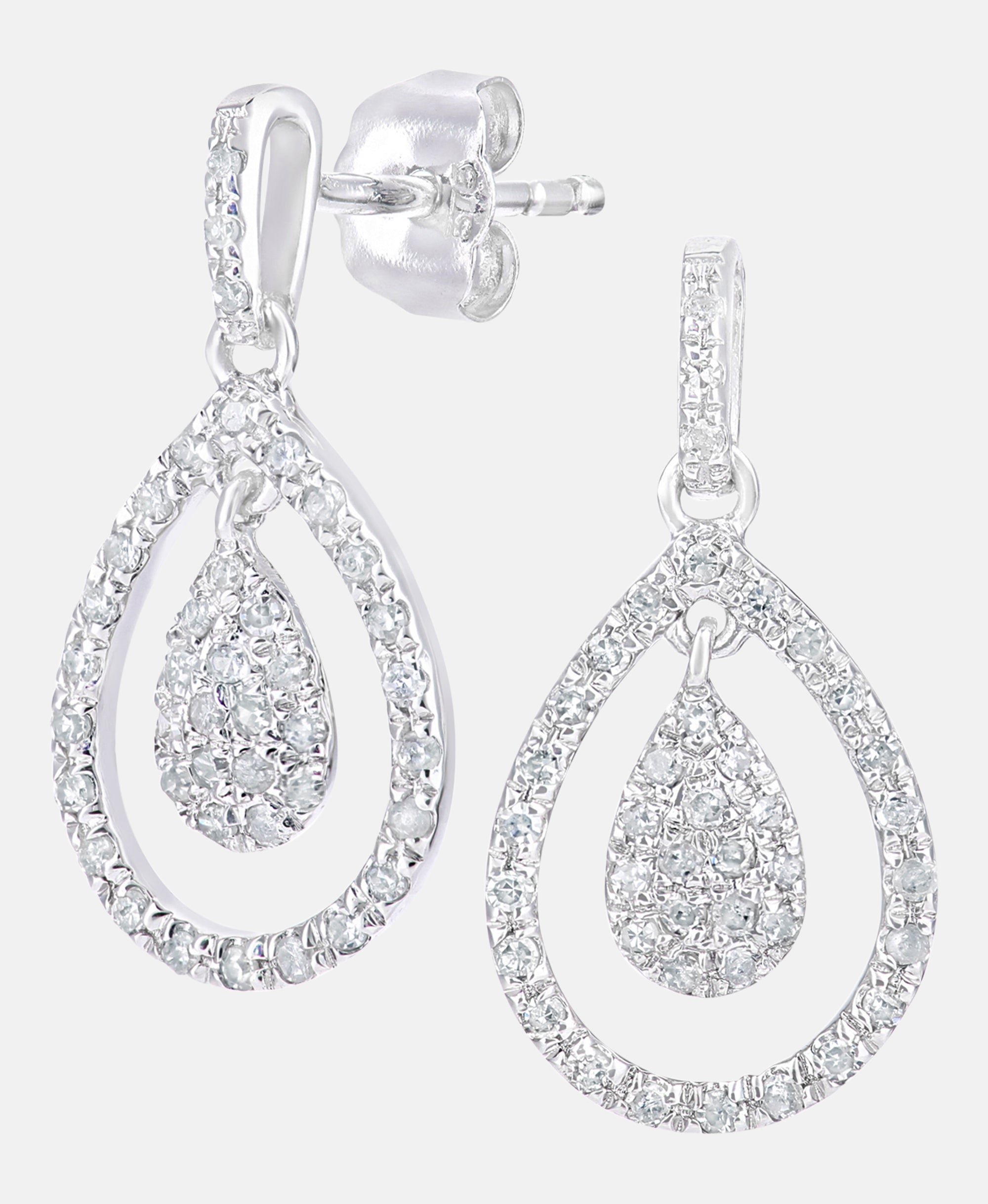 DIAMANT LETERNEL Earrings Silver