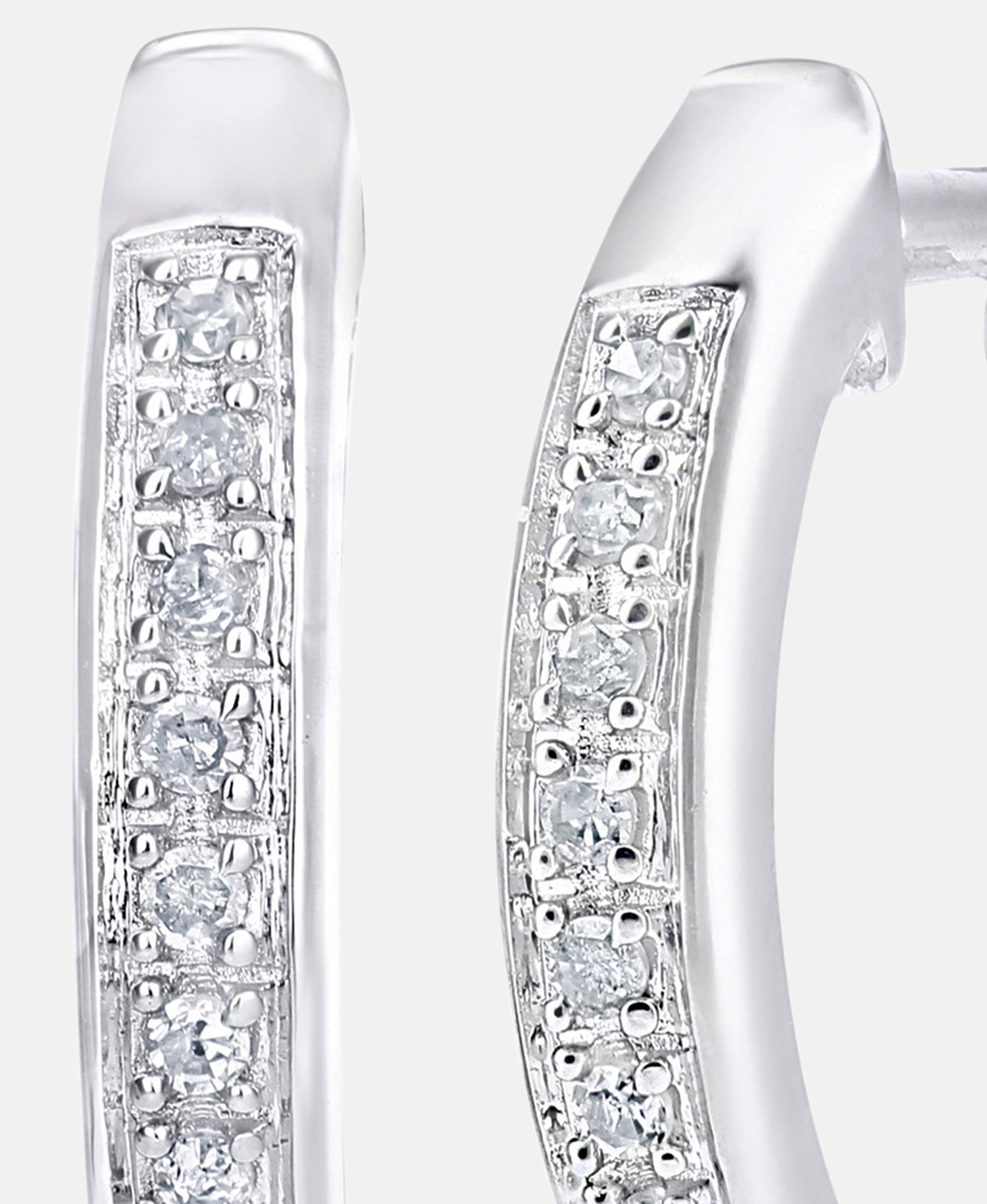 DIAMANT LETERNEL Earrings Silver