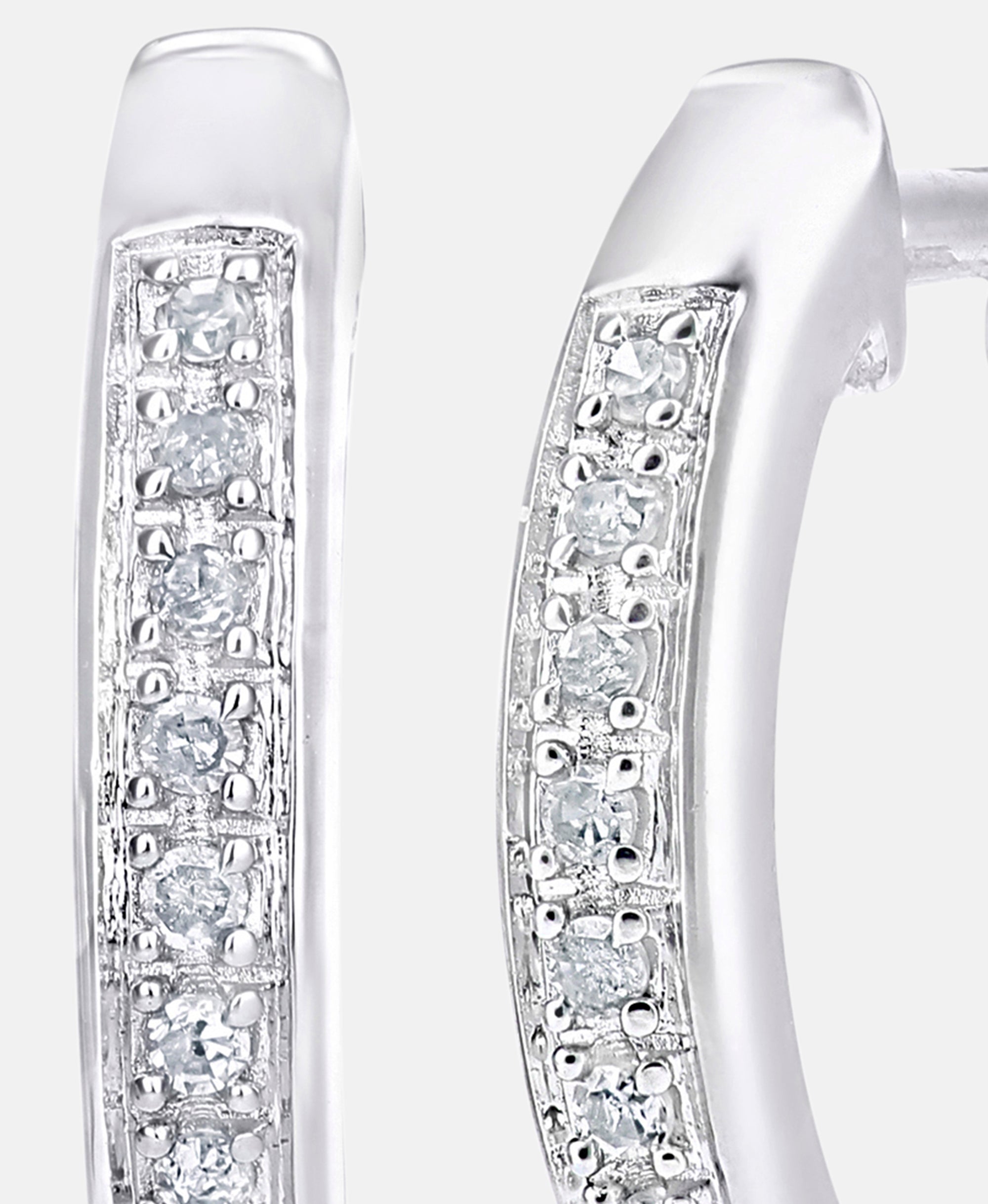 DIAMANT LETERNEL Earrings Silver