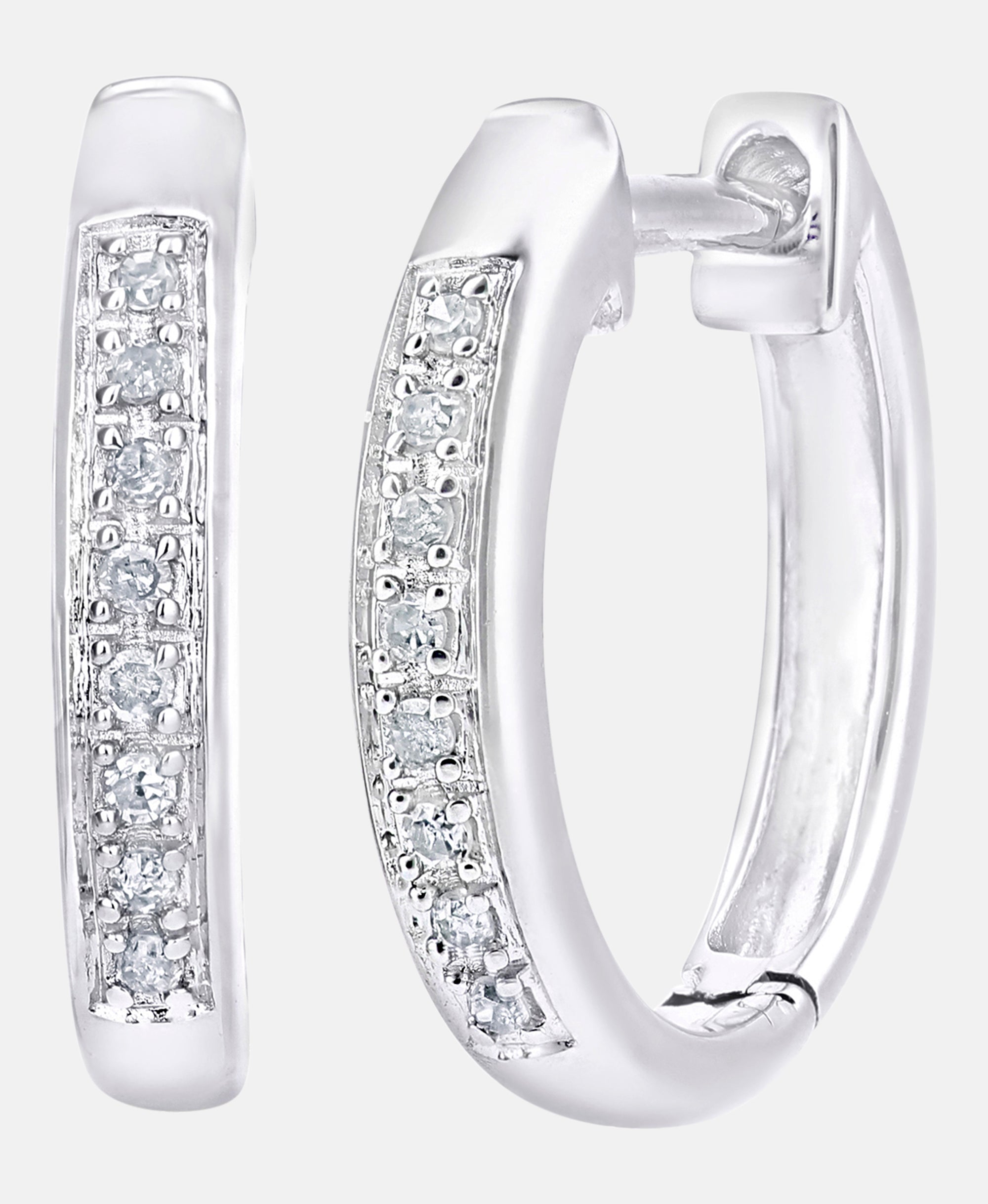 DIAMANT LETERNEL Earrings Silver