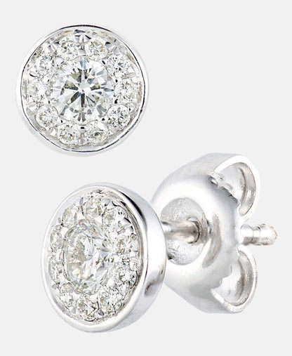 Ohrstecker aus 375 Weißgold mit 0.33 Karat Diamant