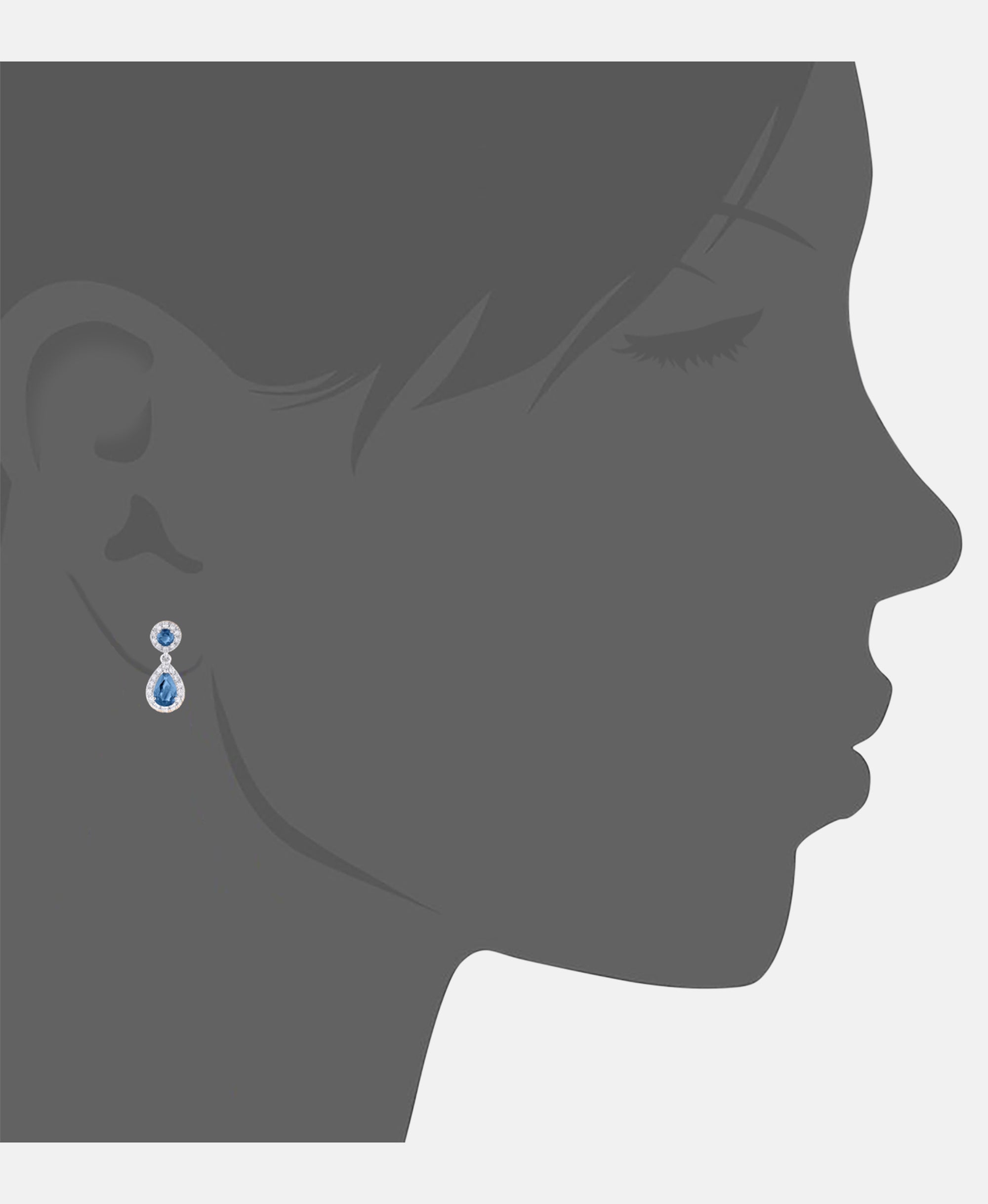 DIAMANT LETERNEL Earrings Silver