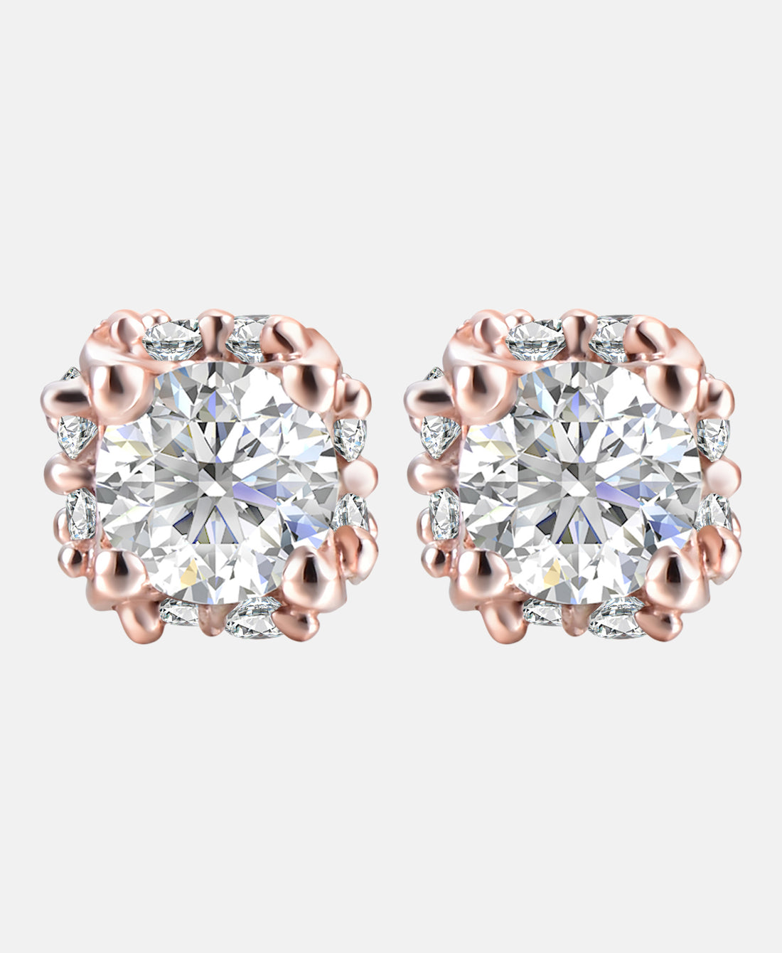 DIAMANT LETERNEL Earrings Rose gold