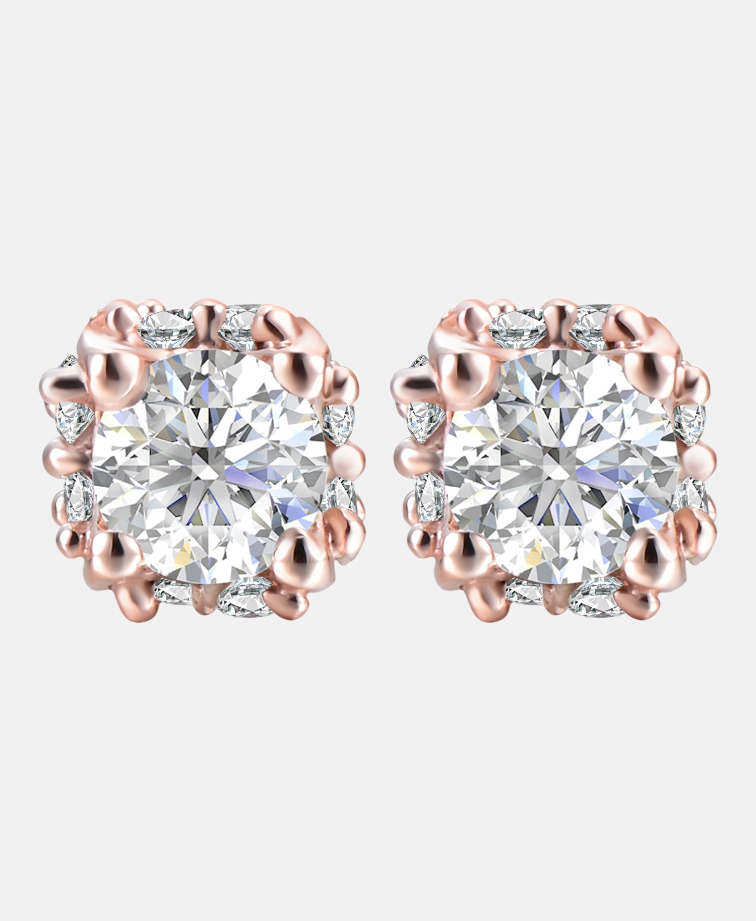 DIAMANT LETERNEL Earrings Rose gold
