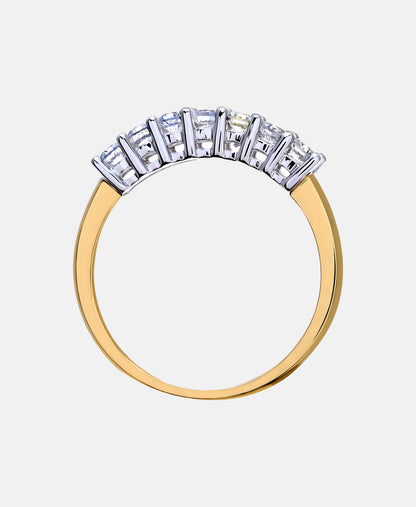 Eternity-Ring aus 750 Gelbgold mit 18 Karat Diamant
