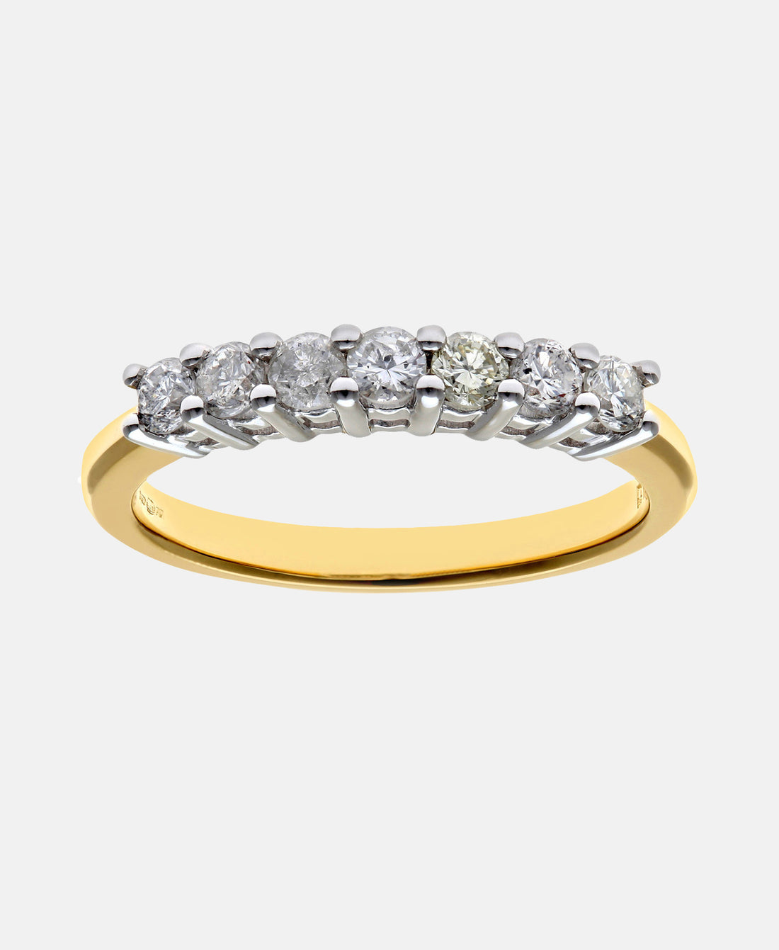 Eternity-Ring aus 750 Gelbgold mit 18 Karat Diamant