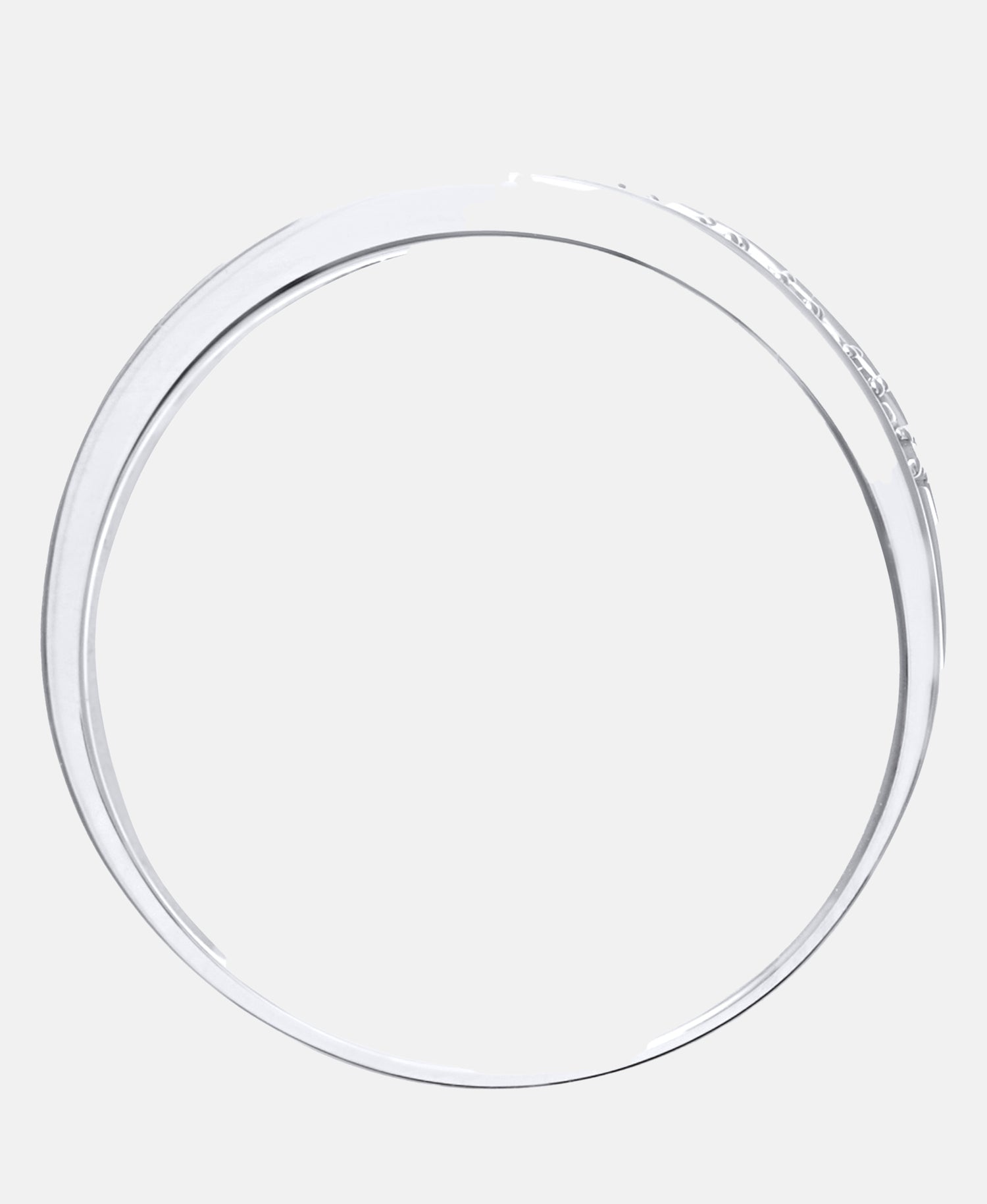 Eternity-Ring aus 375 Weißgold mit Diamant