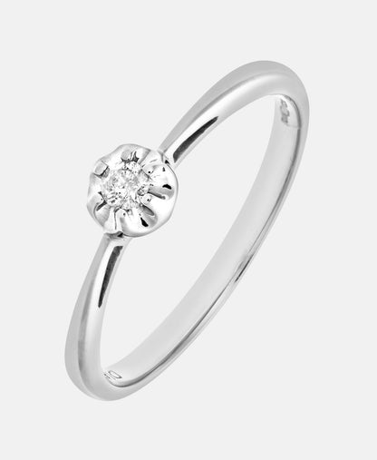 DIAMANT LETERNEL Ring Silver