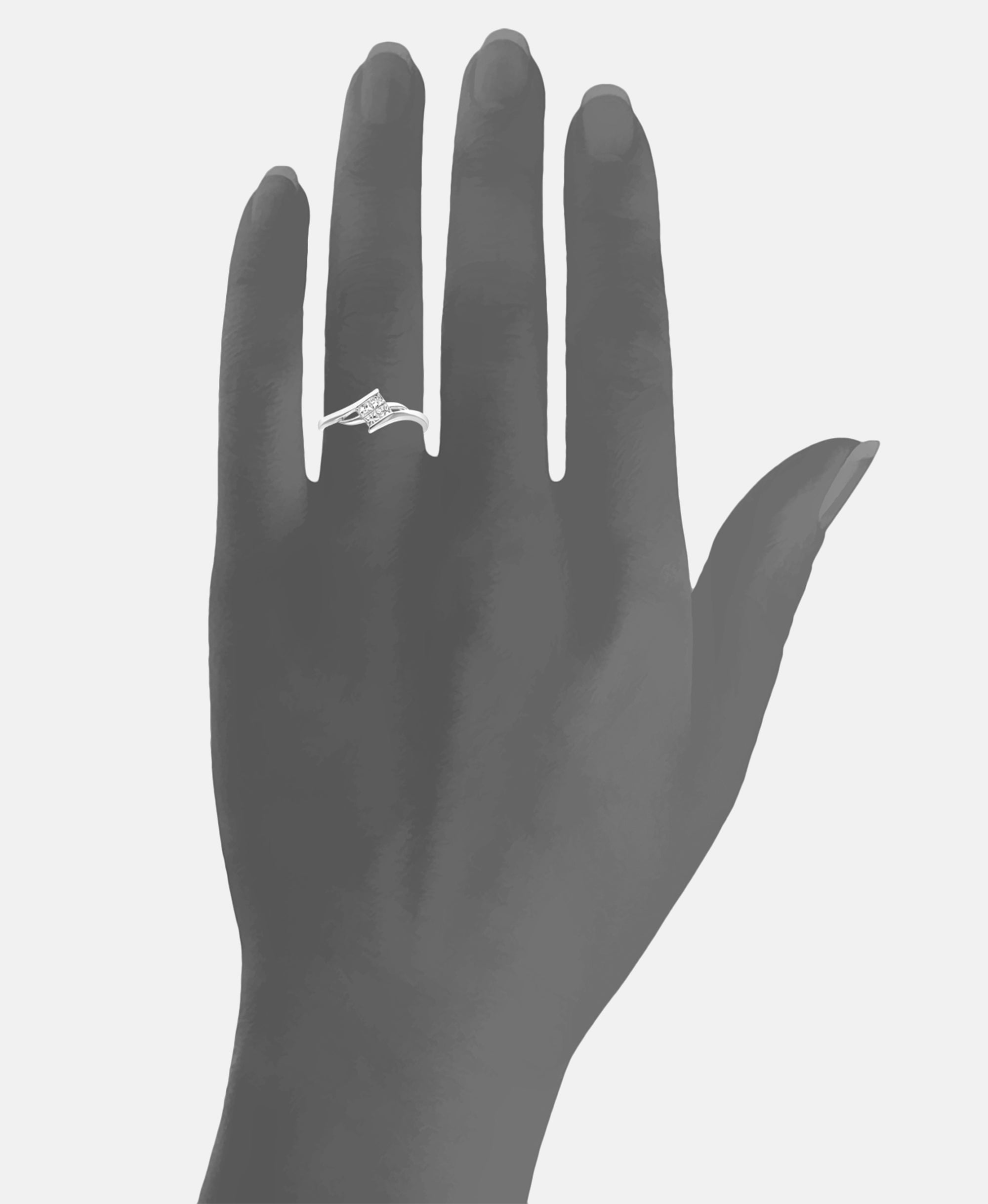 DIAMANT LETERNEL Ring Silver