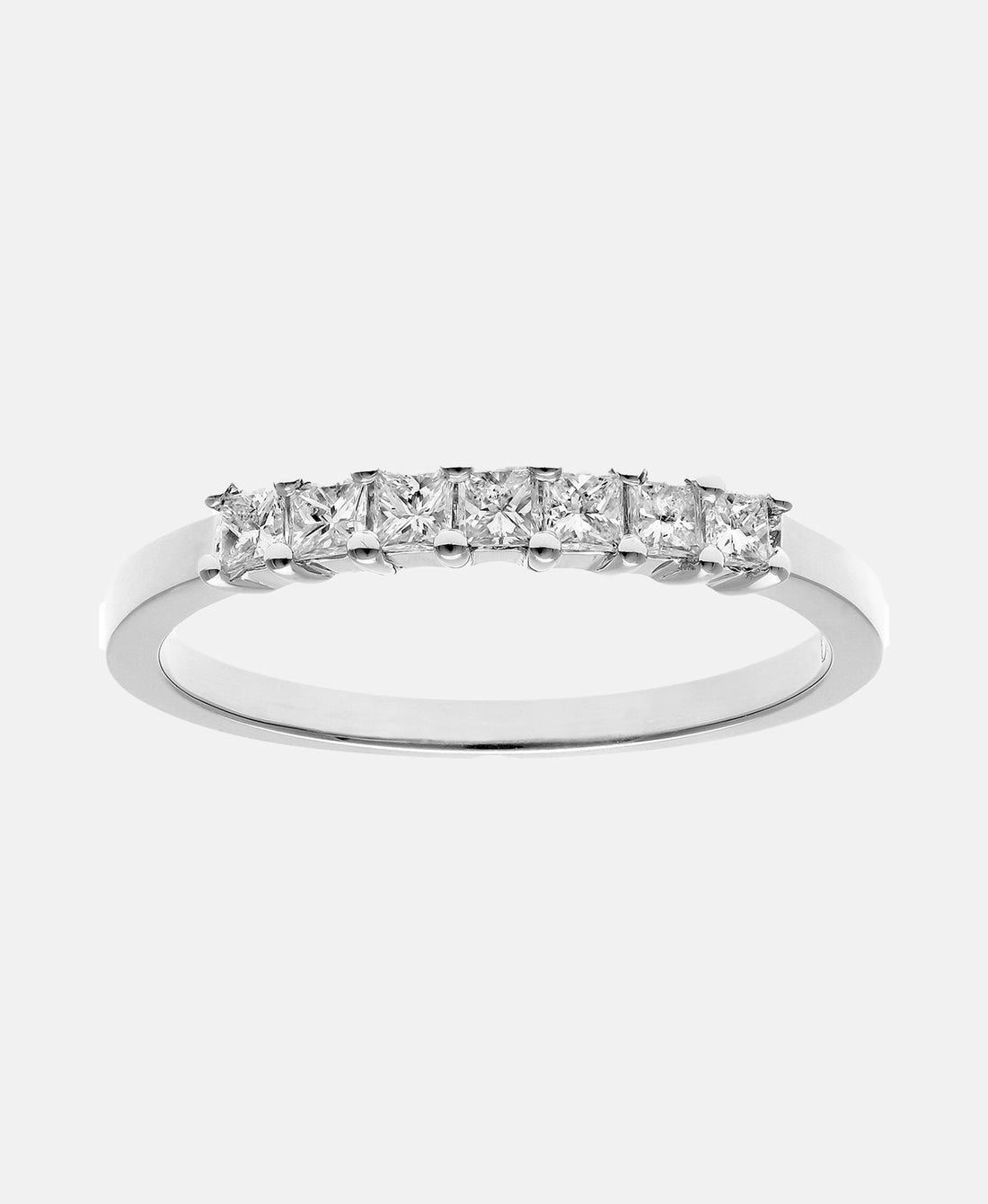 Eternity-Ring aus 750 Weißgold mit 1.3 Karat Diamant