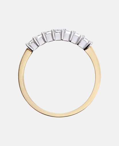 Eternity-Ring aus 750 Gelbgold mit 1.2 Karat Diamant