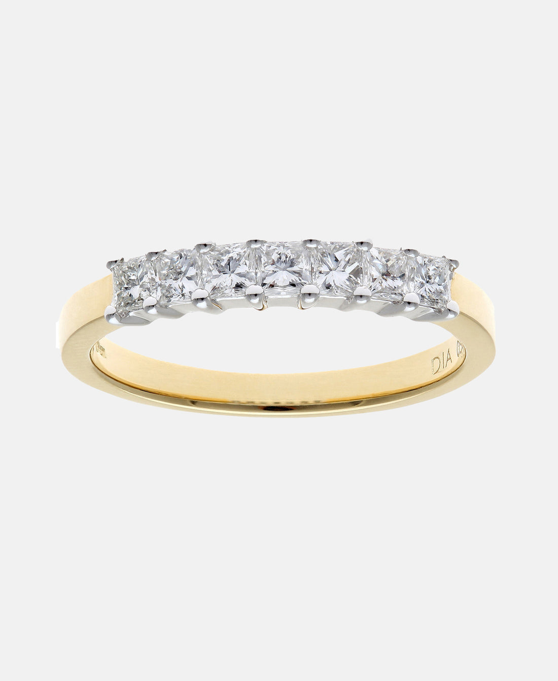 Eternity-Ring aus 750 Gelbgold mit 1.2 Karat Diamant