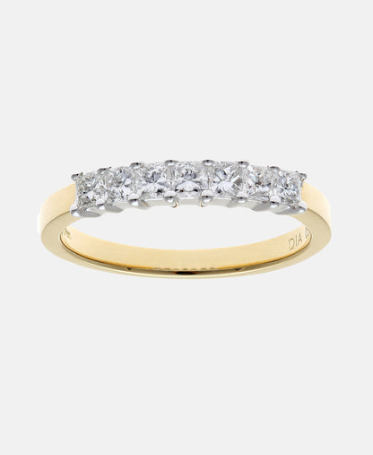 Eternity-Ring aus 750 Gelbgold mit 1.2 Karat Diamant