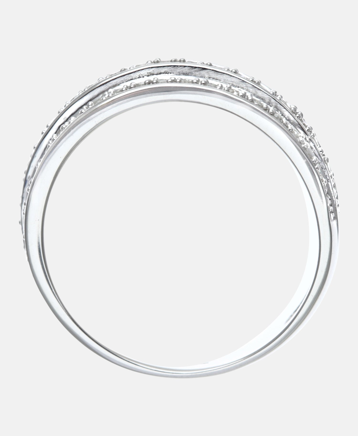 Eternity-Ring aus 375 Weißgold mit Diamant