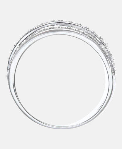 Eternity-Ring aus 375 Weißgold mit Diamant