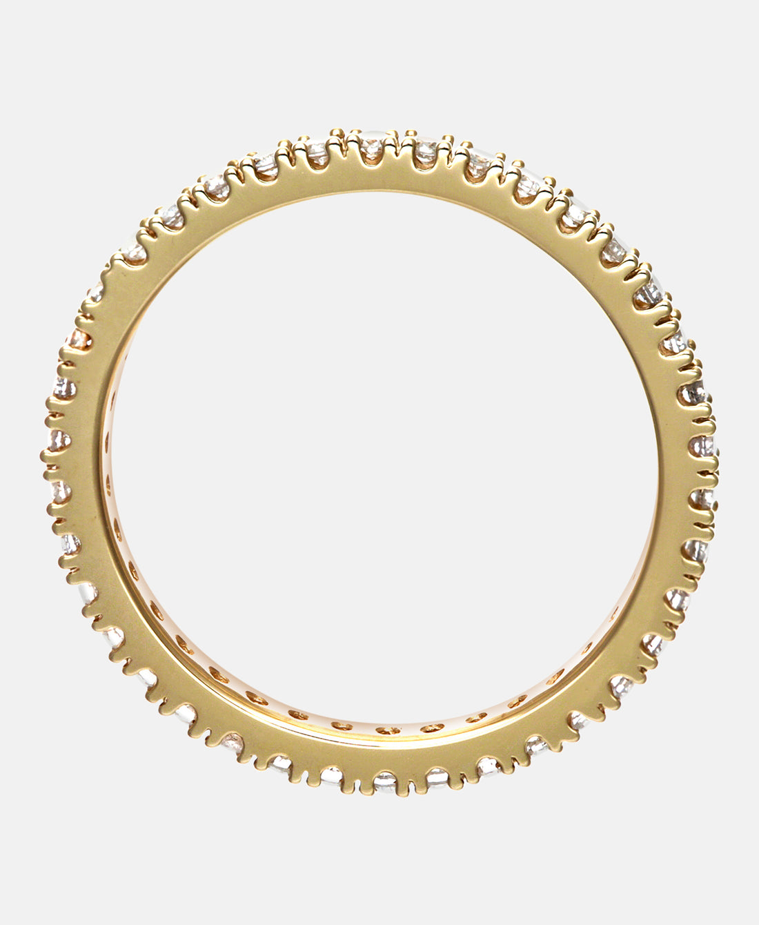 Eternity-Ring aus 375 Gelbgold mit Diamant