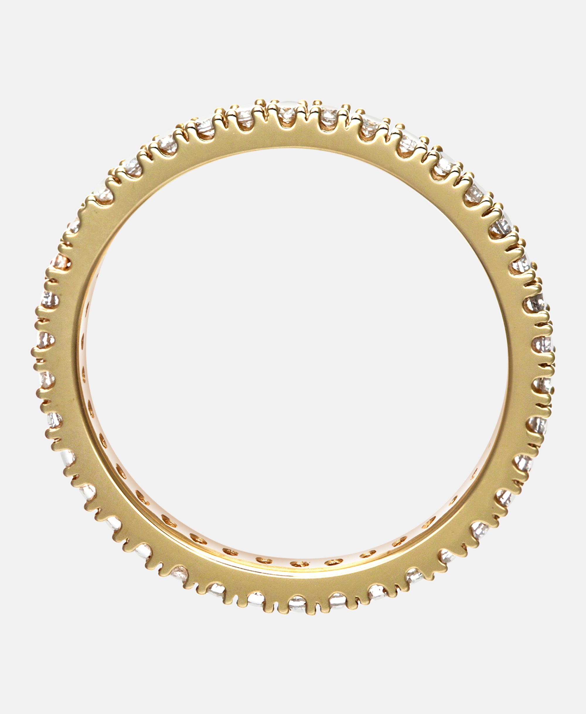 Eternity-Ring aus 375 Gelbgold mit Diamant