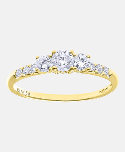 DIAMANT LETERNEL Ring Gold