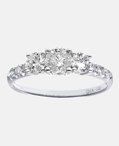 DIAMANT LETERNEL Ring Silver