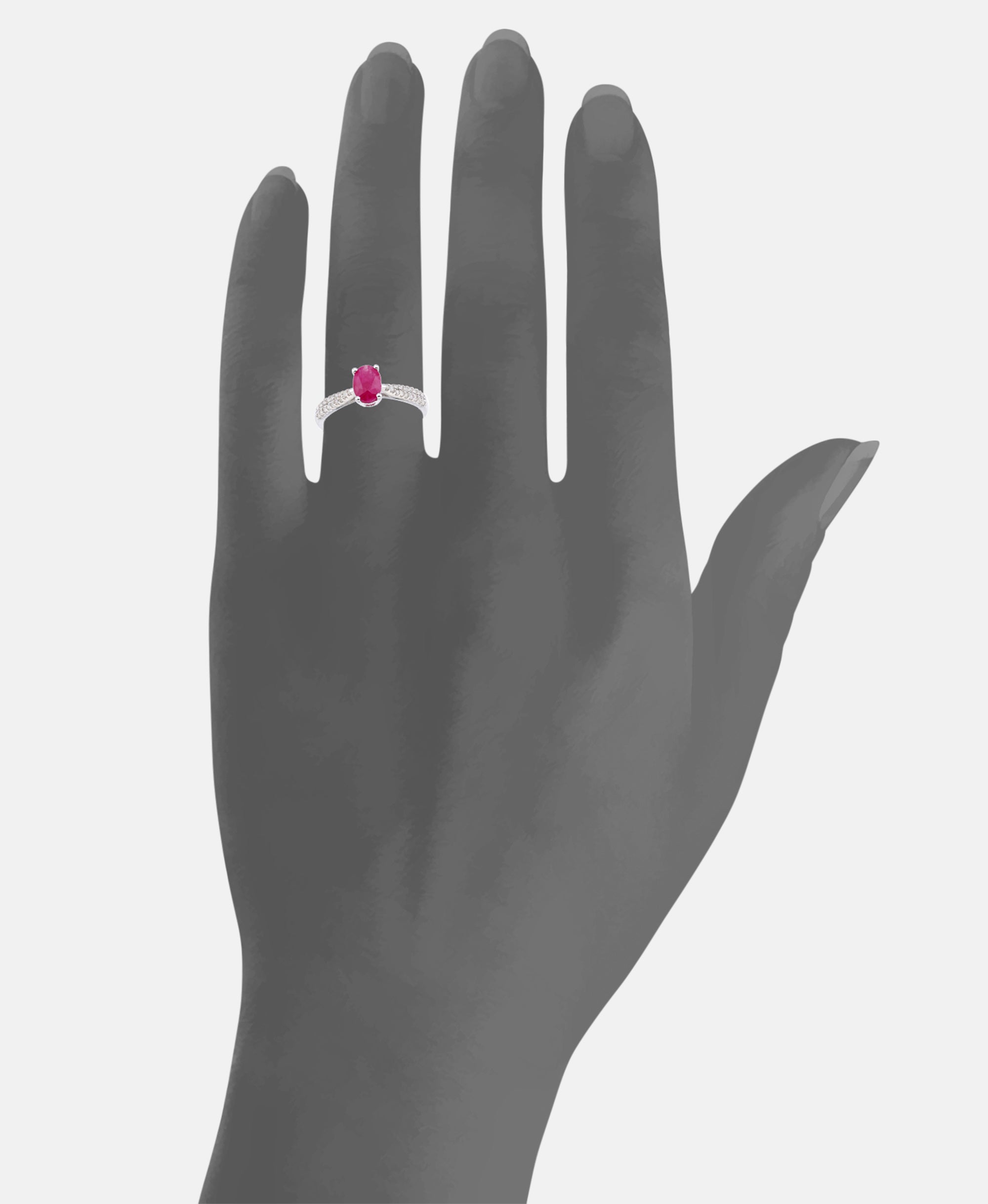 DIAMANT LETERNEL Ring Silver