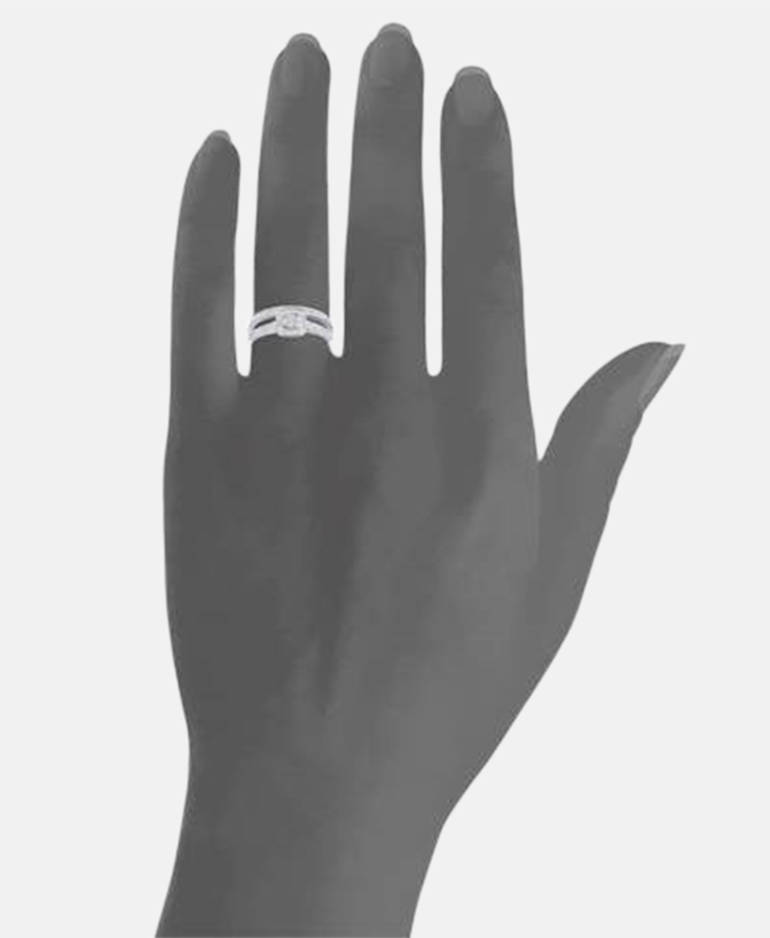 DIAMANT LETERNEL Ring Silver